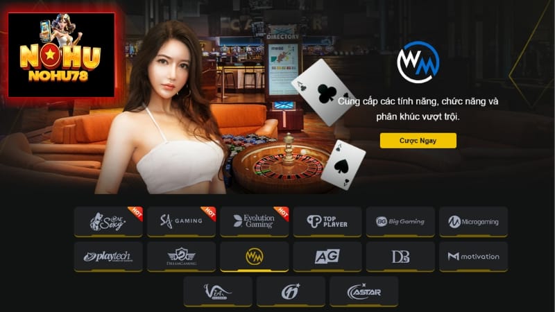 Khám phá trò chơi casino thú vị tại Nohu78