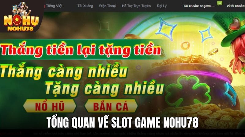 Slot là game chủ lực của Nohu78